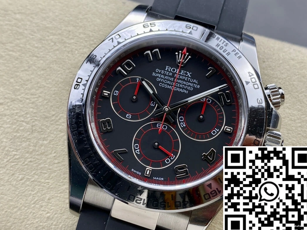 Clean 116509 Cosmograph Rolex Black Daytona Dial Factory 0425